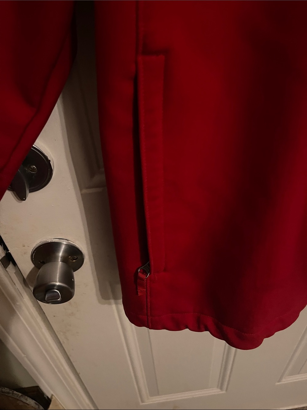 Columbia Men's Bright Red Full-Zip Fleece Jacket - Picture 6 of 7
